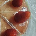 ももちびねえ's cooksnap of when they made ヨーグルトムースケーキ♪苺ジャムゼリー.