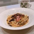 みにぽよ's cooksnap of when they made わらびの和風パスタ　（バター醤油風味）.