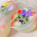 seacomet's cooksnap of when they made フレッシュ苺のソーダゼリー♡.