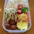 COM☆COM♪'s cooksnap of when they made 【お弁当】スナップえんどうの肉巻き.