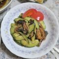 mmameco's cooksnap of when they made 胡瓜と磯海苔の塩辛和え.