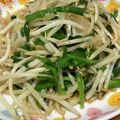 たっこぉ's cooksnap of when they made もやしニラ炒め.