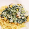 banhflan's cooksnap of when they made 超簡単♡子供も喜ぶほうれん草クリーム煮☆.