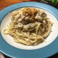 machinachi's cooksnap of when they made 大人の生うにのクリームパスタ.