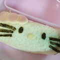 ageha0429's cooksnap of when they made キティ♡ロールサンド　キャラ弁.