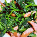 カメリア22's cooksnap of when they made 弁当おかず☆ほうれん草とウインナーいため.