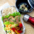ルぴあ's cooksnap of when they made 簡単お弁当♪ちくわとインゲンの炒めもの☆.