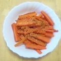 書セラピスト流香's cooksnap of when they made にんじんのきんぴら風.