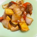 アンティーまゆ's cooksnap of when they made 揚げない子供が喜ぶ豚バラブロック本格酢豚.