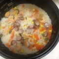 クックsakuayu's cooksnap of when they made 炊飯器で！シーフードミックスでピラフ.