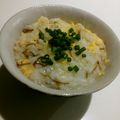 ちえぞ〜's cooksnap of when they made 沖縄産もずくと玉子のお粥.