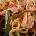 かめのたろう's cooksnap of when they made コストコのサルサソースでパスタ.