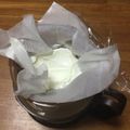 おはなすき's cooksnap of when they made ヨーグルトの水切り方法.