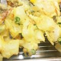YUKIKI☆'s cooksnap of when they made 新玉ねぎとインゲンの天ぷら.