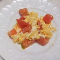 きらり流れ星's cooksnap of when they made ごま油でやみつき！絶品トマたま炒め.