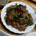noaさん's cooksnap of when they made 鶏レバーとほうれん草♡鉄分炒め.