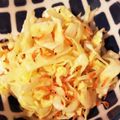 ざわちーにょ's cooksnap of when they made レンジで蒸しキャベツとアミエビのサラダ.