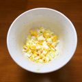みめい's cooksnap of when they made レンジで簡単！ゆで卵のみじん切り♡.