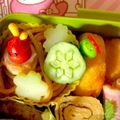 柚子♡⸝⸝⸝'s cooksnap of when they made ☆きゅうりＤＥ可愛いお弁当☆.