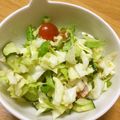 さおりん@料理特訓中's cooksnap of when they made 5分でもう一品！キャベツの中華風サラダ.