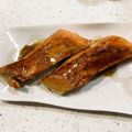 ☆ひぐま☆'s cooksnap of when they made 塩鮭のみりん照り焼き＊しあわせバター風味.