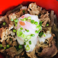 kinniko's cooksnap of when they made 温泉卵がとろ～り！　絶品！！ 牛丼.