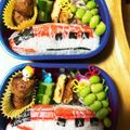 ♪ LALA ♪'s cooksnap of when they made #新幹線#こまち#キャラ弁.