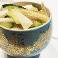 E吉☆'s cooksnap of when they made 爽やか＊長芋・胡瓜・茗荷の酢の物＊簡単.