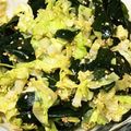 やえまりも's cooksnap of when they made わかめとキャベツのナムル風サラダ.