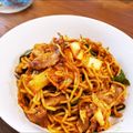 麻's cooksnap of when they made 簡単☆豚キムチ焼きそば.