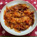 クッキングヒロパパ's cooksnap of when they made フタして10分！鮭のトマトパッツァ.