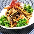 辰夫女子's cooksnap of when they made ごぼうとこんにゃくの肉きんぴら.