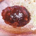 fujicosan's cooksnap of when they made ワインに合う♪簡単！ハンバーグ.