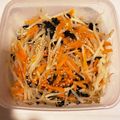 ももゆみ1230's cooksnap of when they made レンジで簡単！人参ともやしのナムル.
