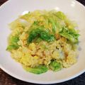 ぐっさんおよよ's cooksnap of when they made 簡単！レタス炒飯【パラパラ】.