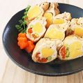 すんずく娘's cooksnap of when they made たまご巾着(野菜入り).