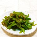 もすろー's cooksnap of when they made ピーマンのオイスタービネガー炒め.