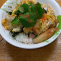 プルンバゴ's cooksnap of when they made ちくわの卵とじ丼♪三つ葉の香りも美味♪.