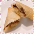 nakamucchi's cooksnap of when they made 春巻き(チョコ＆バナナ).