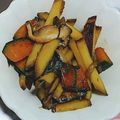 chiko1107's cooksnap of when they made バター香る♡サツマイモとちくわのキンピラ.