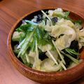 まなポコ's cooksnap of when they made レンジで簡単即席蒸しキャベツの海苔あえ。.