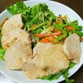 norikeiママ's cooksnap of when they made 鶏ハムサラダ丼.