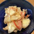 あやねんママ1222's cooksnap of when they made カブとカニカマのサラダ.