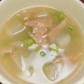 ★☆ちかひめ☆★'s cooksnap of when they made 大根・えんどう豆・ベーコンの食べるスープ.