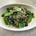 クックQUMK45☆'s cooksnap of when they made 小松菜と釜揚げしらす炒め.