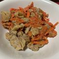 ゆ0518か's cooksnap of when they made 豚肉と人参の味噌バター炒め.