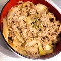 るーう。's cooksnap of when they made すき家風 チーズ牛丼.