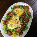 竜太郎の嫁's cooksnap of when they made コンビーフとキャベツの巣籠もり.