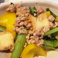 yu268's cooksnap of when they made ひき肉と厚揚げと小松菜のピリ辛炒め.