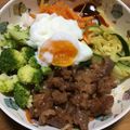 あきこもざ's cooksnap of when they made 韓国料理★簡単栄養満点ビビンパ.